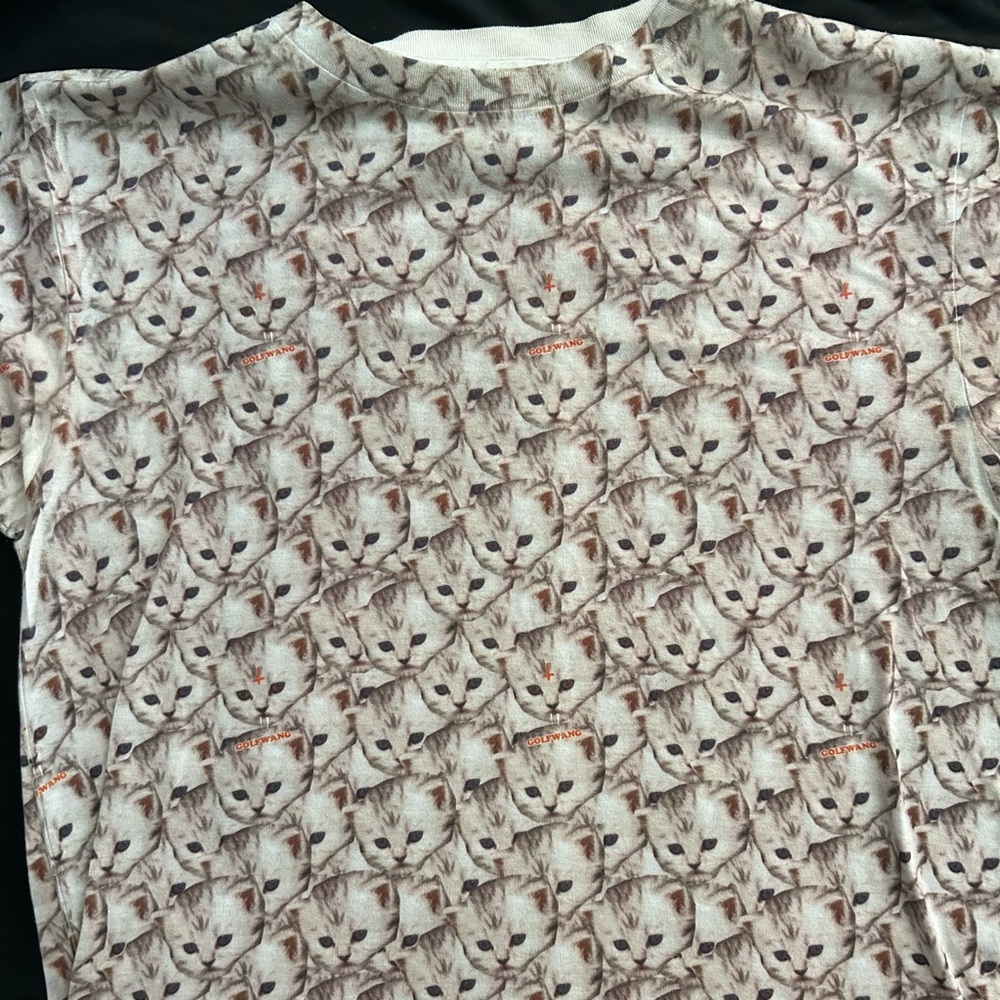 Golf wang all over cat tee